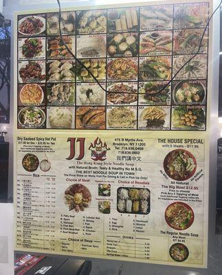 Menu with Photos of Food Items (April 2024)