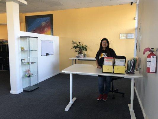 Check-in desk