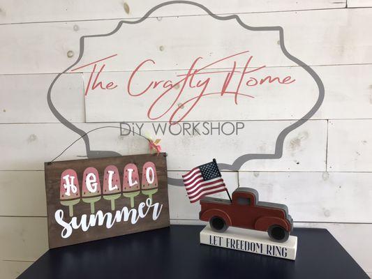 Come and create at The Crafty Home DIY