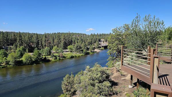 Enjoy a beautiful view of the Deschutes river when meeting at our office.