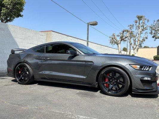 Shelby GT350R detailed and ready to go after extensive work at FOUR