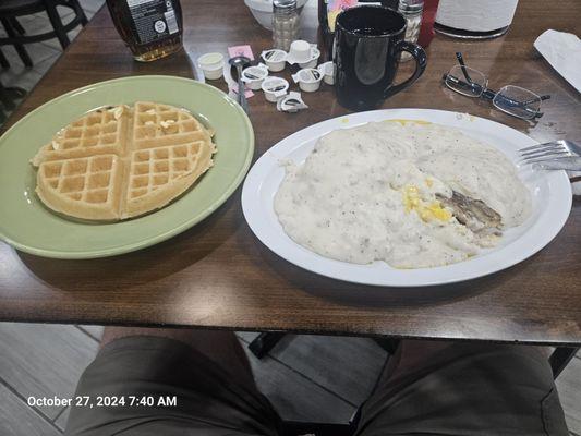 Waffle, and Country Benedict.