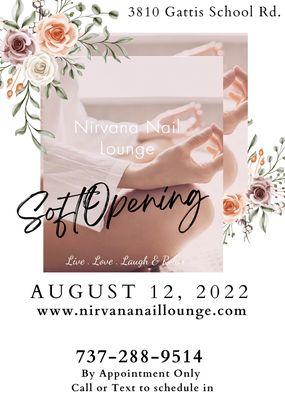 Soft Opening 8/14