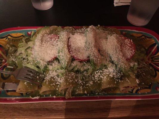 Enchiladas Verde