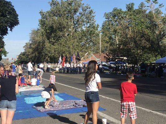 Start of the parade