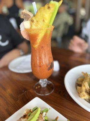 Their Signature Bloody Mary!! Always tasty and always a winner!!