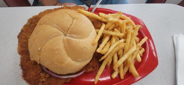 Tenderloin sandwich