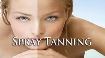 Spray tanning available, to look good year round.