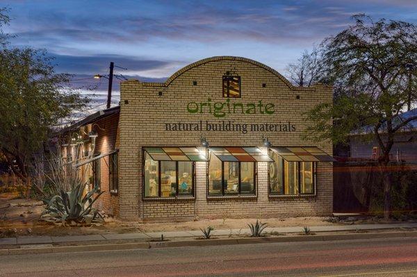 The front of Originate's natural building materials | Tucson, AZ