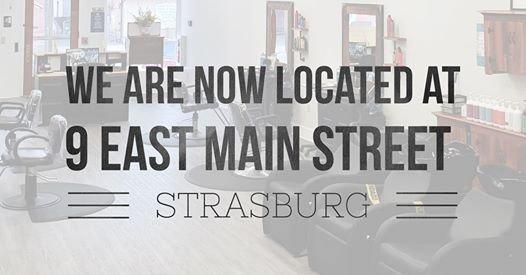 We are now located at 9 East Main Street Strasburg