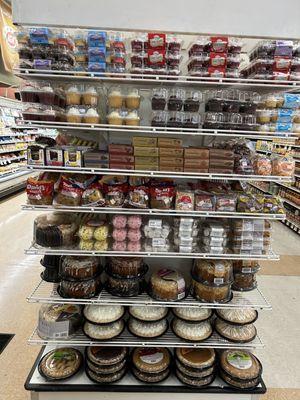 Bundt cakes , pies pies pies , also large selection of fun cupcakes