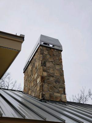 Powdercoated Chimney Cap & Chase Cover