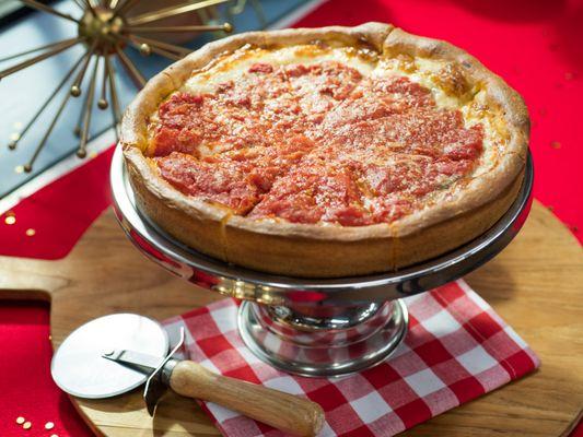 Deep Dish Cheese Pizza