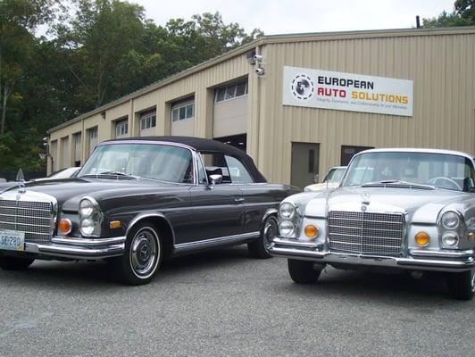 Two 1971 Mercedes-Benz 280SE 3.5s (W111 Chassis)... one convertible, one coupe