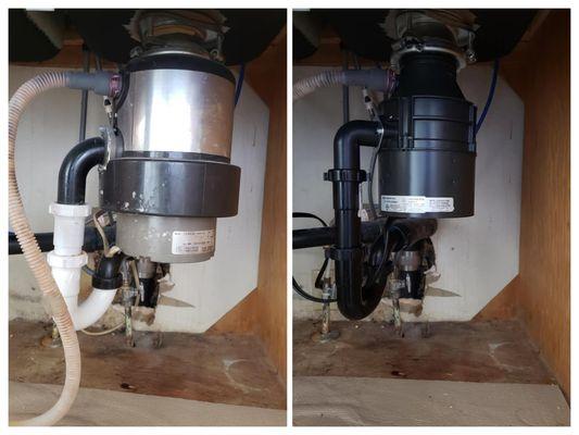 Before and After of Garbage Disposal