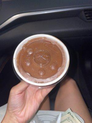 Chocolate ice