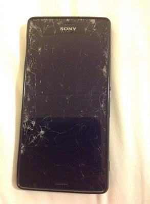 My phone before i brought to the shop