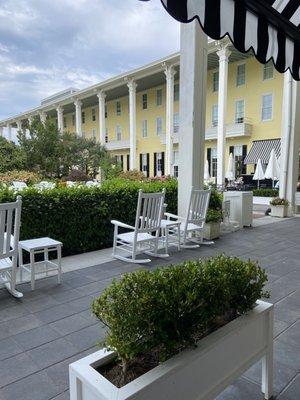 Breakfast on the veranda