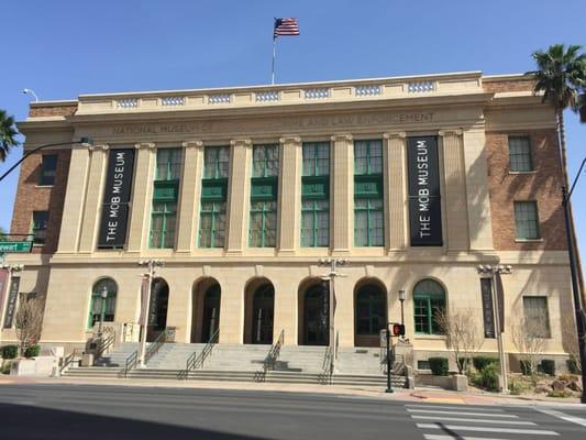 Ending the tour at the Mob Museum, this is worth a few hours of exploration on its own!