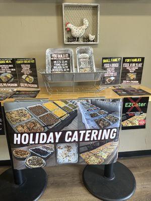 Catering table display