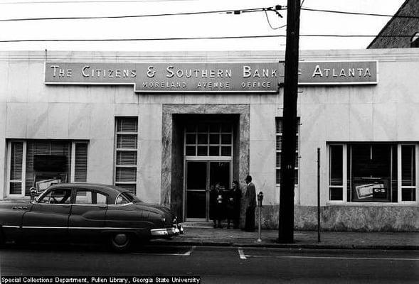 ...before it was a bar, it was bank.