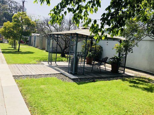 Patio and gazebo