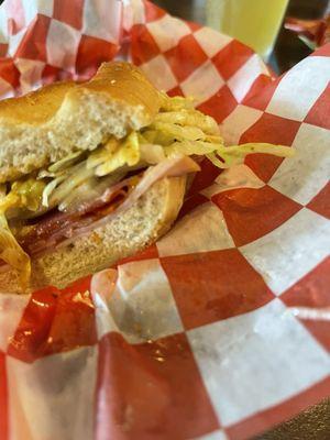 Bronx Bomber Italian sandwich