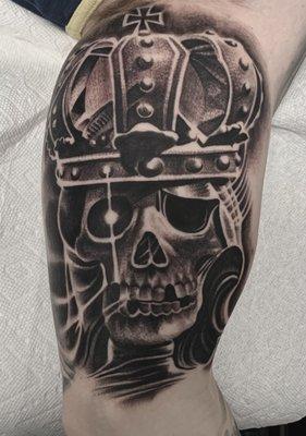 Black and Grey Tattoo