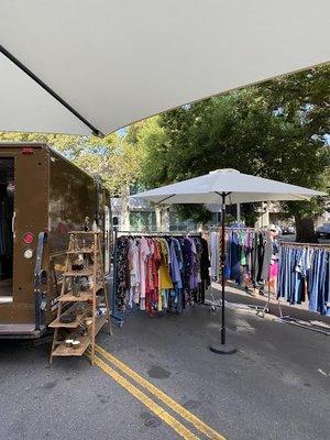 The Bus Stop on wheels at the Midtown Farmers Market which takes place every Saturday from 8-1pm at K & 19th Streets.