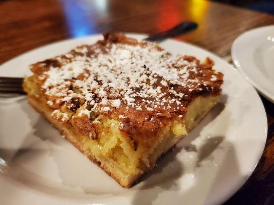 Lemon lavender gooey butter cake