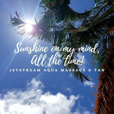 Enjoy a mini vacation at JetStream! Water massage, tanning and treasures in our boutique!