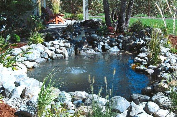 Stone Lined Water Feature