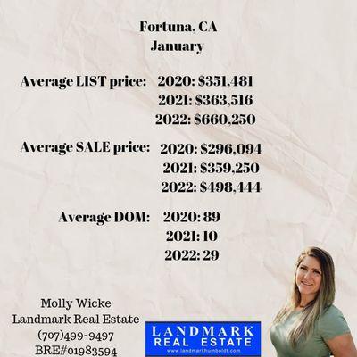 Local market statistics