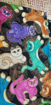 Cat motif.