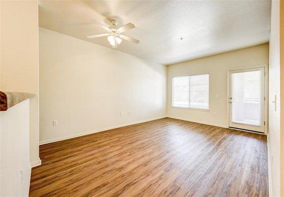 Ceiling fans in living space!