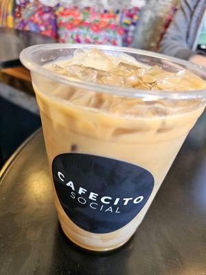 Iced horchata latte