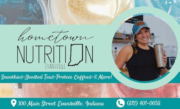 Hi! My name is Lainie Grubbs and I am the proud owner of Hometown Nutrition Evansville!