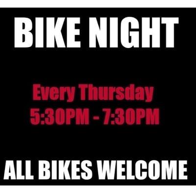 Bike Night Every Thursday night!