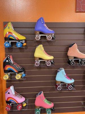 Colorful roller skates