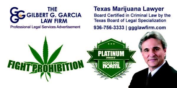 It's HIGH time to end prohibition of pot in Texas. The Gilbert G. Garcia Law Firm aggressively FIGHTS all marijuana cases.