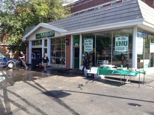 Grand Opening Day at their new location on North Washington Street.