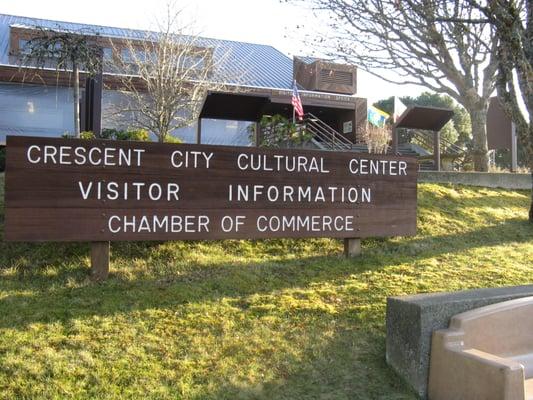 Main sign on Front Street