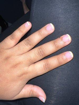 Gel Powder French Manicure