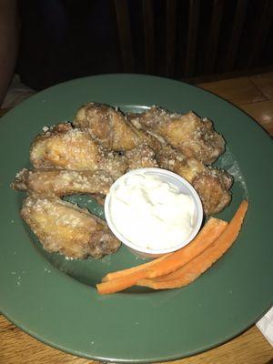 Garlic Parmesan chicken wings