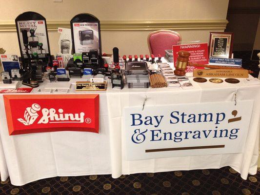 Bay Stamp & Engraving partners with Shiny USA for the highest quality Pre-inked and Self-Inking Stamps.