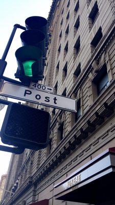 We are located in Union Square on Post Street. Our Penthouse location of The Westin St. Francis Hotel in San San Francisco, California.