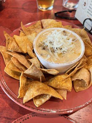 Elote dip with pulled pork