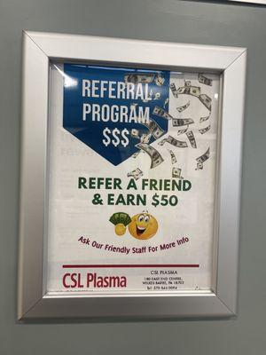 Refer a friend for some more money