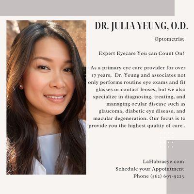 Dr. Julia Yeung, O.D.