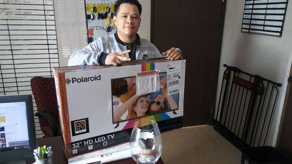 Tv giveaway winner